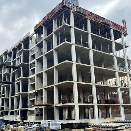 Ход строительства ЖК Гринвуд-2, 6 дом, декабрь 2025