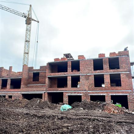 Ход строительства ЖК Семейный COMFORT 2, 2 дом (секция 2.2), декабрь 2025