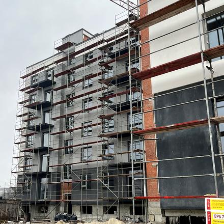 Ход строительства ЖК Містечко Південне, 1 дом, декабрь 2025
