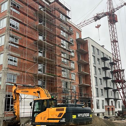 Ход строительства ЖК Містечко Південне, 2 дом, декабрь 2025