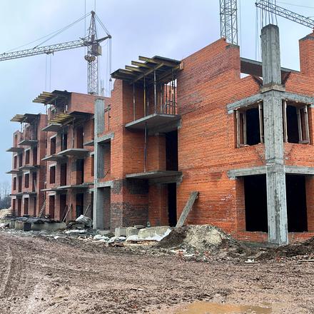 Ход строительства ЖК Містечко Південне, 13 дом, декабрь 2025