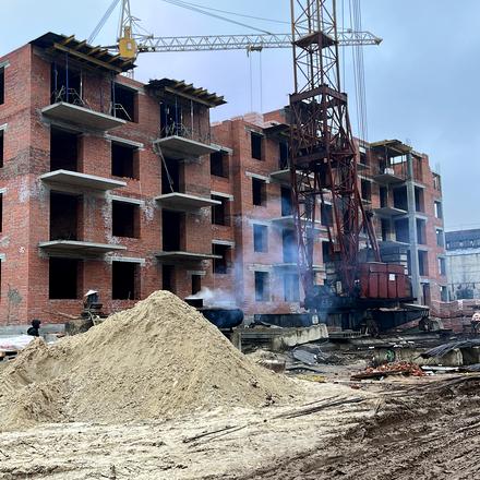 Ход строительства ЖК Містечко Південне, 9-10 дома, декабрь 2025