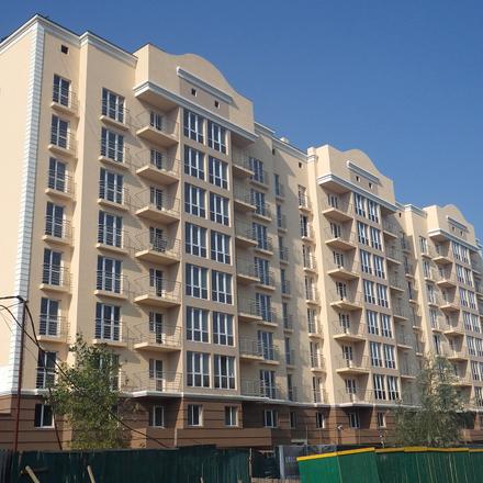 Хід будівництва ЖК Кришталеві джерела, 2 черга (будинок 6), серпень 2014