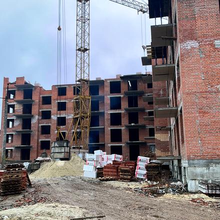 Ход строительства ЖК Містечко Південне, 8 дом, декабрь 2025