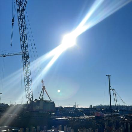 Ход строительства Микрорайон Академический, 3 очередь (дом 11), декабрь 2025