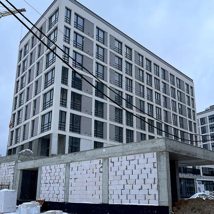 Ход строительства ЖК Шенген, 2 дом (секции 1-2), декабрь 2025