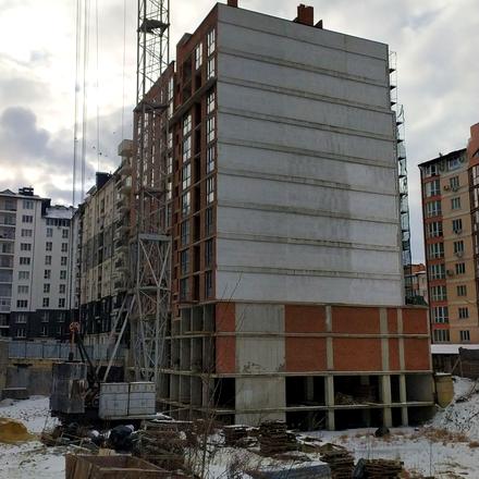 Хід будівництва вул. Щербанюка, 79, 1 будинок, грудень 2025