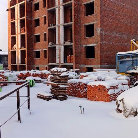 Ход строительства ЖК Молодежный городок, 9 дом, январь 2026