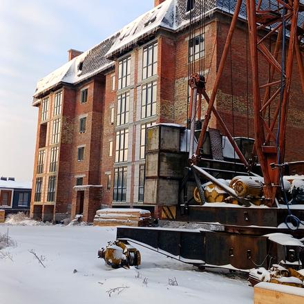 Ход строительства ЖК Молодежный городок, 9 очередь (ул. Заповедная, 5), январь 2026