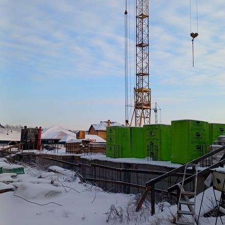 Ход строительства ЖК Orange Park, 14 дом, январь 2026