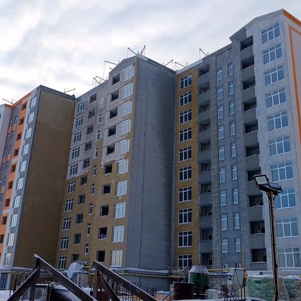 Ход строительства ЖК Orange Park, 8 дом (секции 18-20), январь 2026