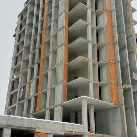 Хід будівництва ЖК Uzh Towers, 2 будинок, січень 2026