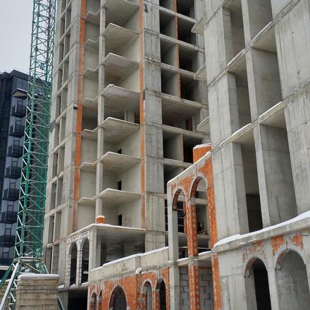 Хід будівництва ЖК Uzh Towers, 2 будинок, січень 2026