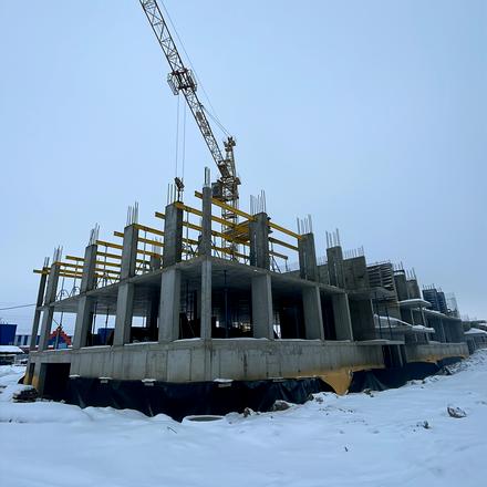 Ход строительства ЖК Корица, Дом, январь 2026