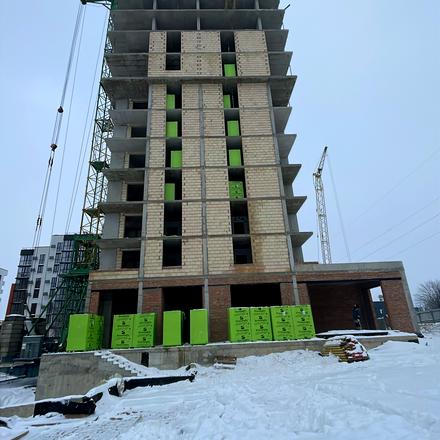 Хід будівництва БФК  Prime Tower, 3 будинок, січень 2026