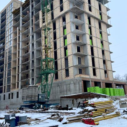 Хід будівництва БФК  Prime Tower, 3 будинок, січень 2026