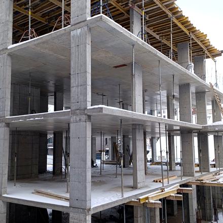 Хід будівництва ЖК Moon club, 1-3 секції, січень 2026