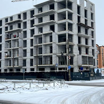 Хід будівництва бул. Шевченка, 22, Будинок, січень 2026