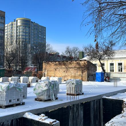 Ход строительства бульв. Шевченко, 184, 186, 1 дом, январь 2026