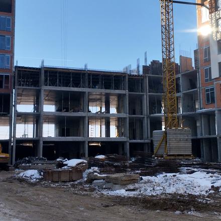 Ход строительства ЖК For Life, 5-6 дома, январь 2026