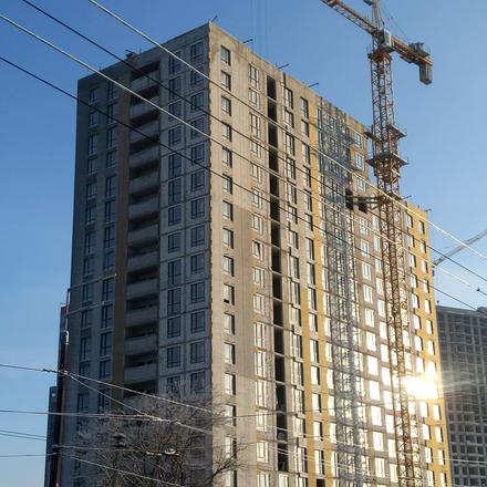 Ход строительства ЖК Варшавский-3, Дом 10.5, январь 2026