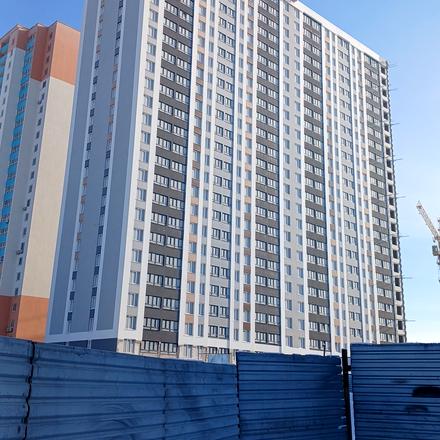 Ход строительства ЖК Одесский бульвар, 2 очередь (дом 1), январь 2026