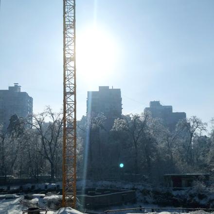 Ход строительства ЖК Святобор, 6 дом (секции 1-2), январь 2026