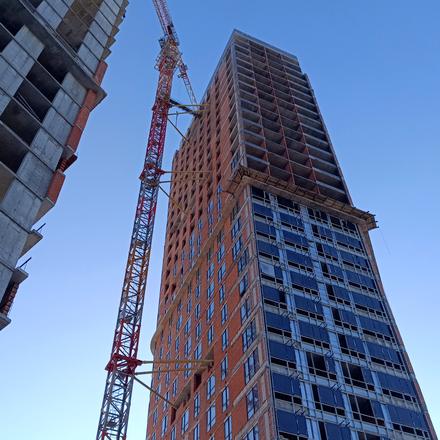 Ход строительства ЖК SALUT!, 1 дом, январь 2026