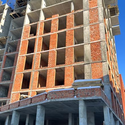 Хід будівництва ЖК City House, 1 будинок (секція 1), січень 2026