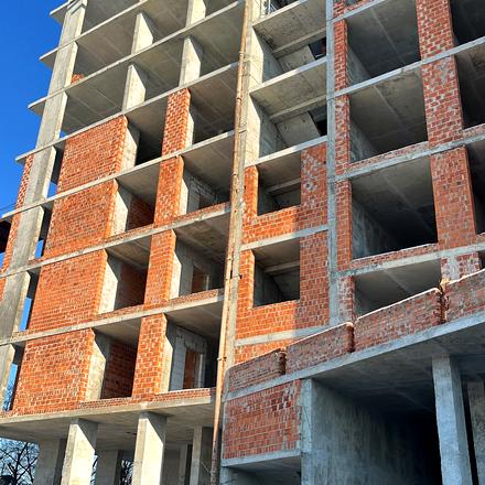 Хід будівництва ЖК City House, 1 будинок (секція 1), січень 2026