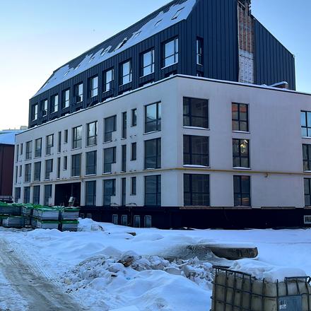 Ход строительства ЖК Містечко Підзамче, ЖК Новый Форт (секция В1), январь 2026