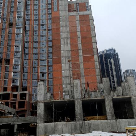 Хід будівництва ЖК Nordica Residence, 3 будинок (секції 4-5), січень 2026