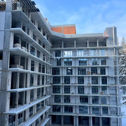 Ход строительства Апарт-отель Mélis, 1 секция, январь 2026