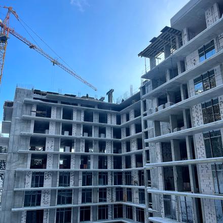 Ход строительства Апарт-отель Mélis, 2 секция, январь 2026