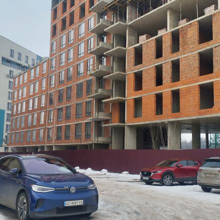 Ход строительства ЖК Парус Riverside, 2 дом (секции 1-2), январь 2026