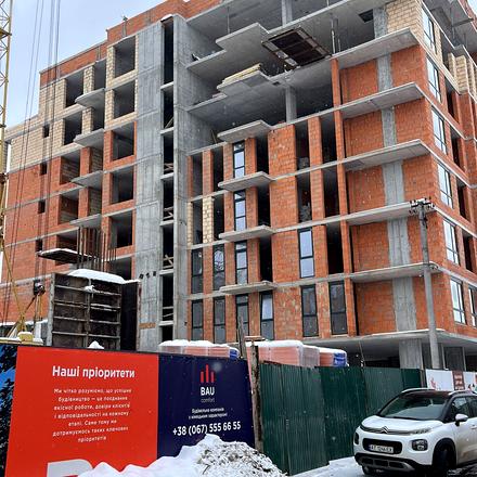 Хід будівництва ЖК Liberty Gardens, 1 будинок, січень 2026