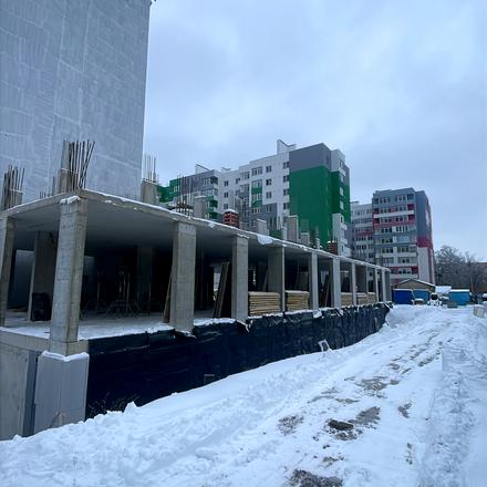Ход строительства ЖК Caramel Residence, 9 дом, январь 2026