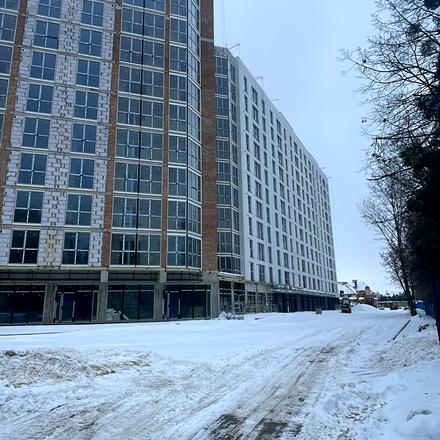 Хід будівництва просп. Відродження, Будинок, січень 2026