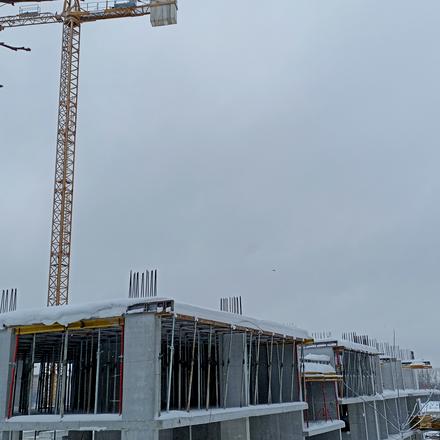 Хід будівництва ЖК Спортивний, 1 будинок, січень 2026