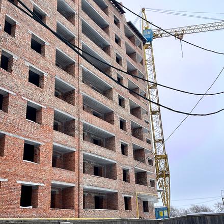 Хід будівництва вул. Хіміків / вул. Тролейбусна, 11а будинок, січень 2026