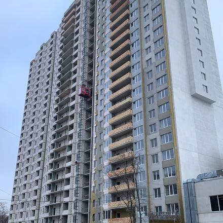 Ход строительства ЖК Аврора, 1-2 секции, январь 2026