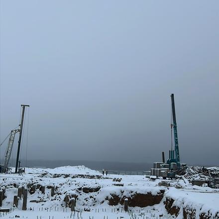 Ход строительства Микрорайон Академический, 3 очередь (дом 11), январь 2026