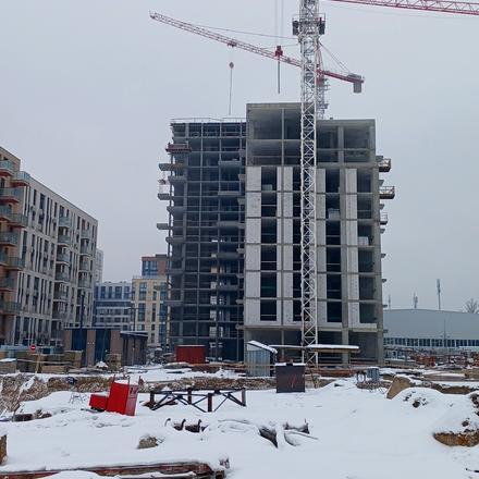 Хід будівництва ЖК Файна Таун, будинок 02401-02403, січень 2026