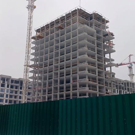 Хід будівництва ЖК Файна Таун, будинок 02401-02403, січень 2026