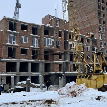 Ход строительства Жилой район Княгинин, 35 дом, январь 2026