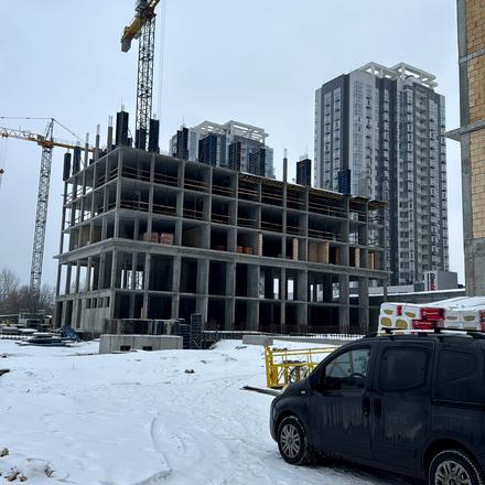 Хід будівництва ЖК Dnipro Island, 2 будинок (секція 1), січень 2026