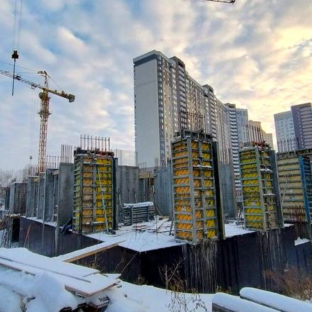 Хід будівництва ЖК Лісовий квартал, 16 будинок, січень 2026