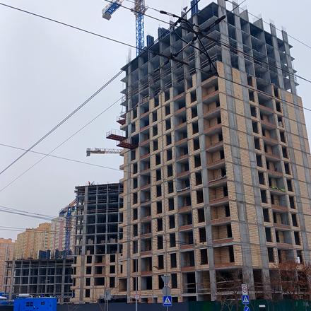 Ход строительства ЖК Polar Park, 1-3 дома, январь 2026