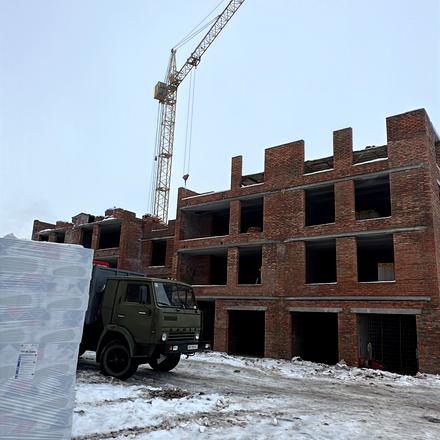 Ход строительства ЖК Семейный COMFORT 2, 2 дом (секция 2.2), январь 2026