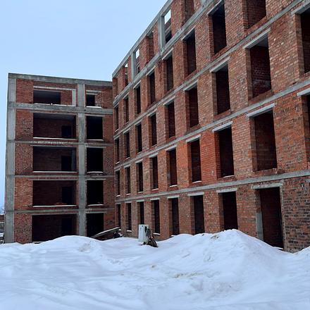 Ход строительства ЖК На Спортивной, Дом В, январь 2026